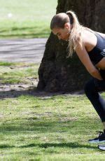 ARABELLA CHI Workout at a Park in London 04/15/2020 – HawtCelebs