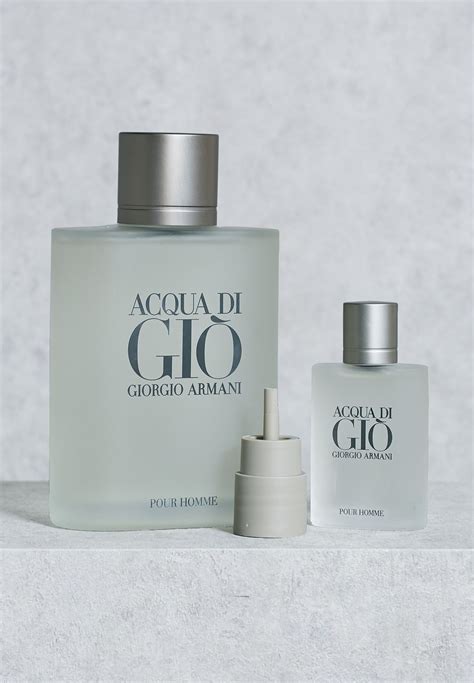 Buy Giorgio Armani clear Acqua Di Gio Refillable Gift Set for Women in MENA, Worldwide