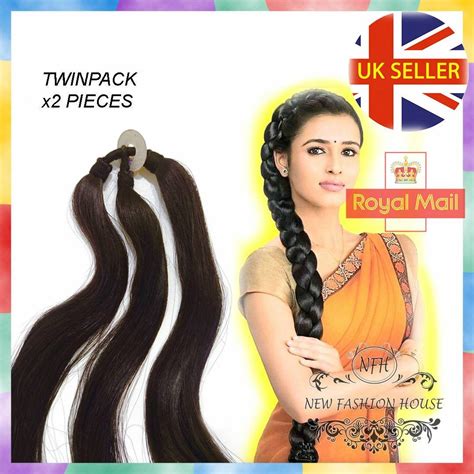 2pack Long Silky Indian Braid Hair Extension Choti Parandi - Etsy