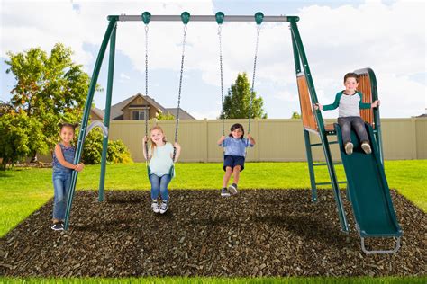 Sportspower Alta Oaks Metal Swing Set (Box 2 of 2) - Walmart.com