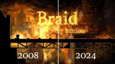 Braid, Anniversary Edition announced for April 30th, 2024, has "the ...