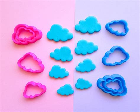 Organic Cloud B&V Shape Cutters – Blackbird and Violet