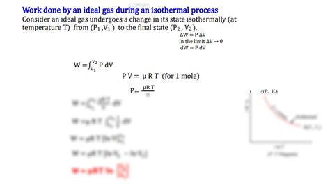 SOLUTION: Workdone by an ideal gas during an isothermal process physics ...