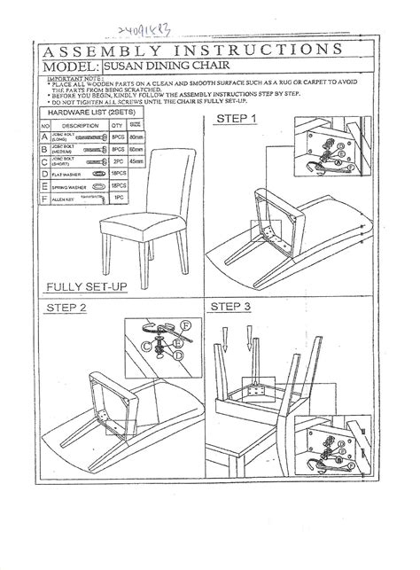 Furniture Assembly Instructions Pdf | Best Furniture Catalog