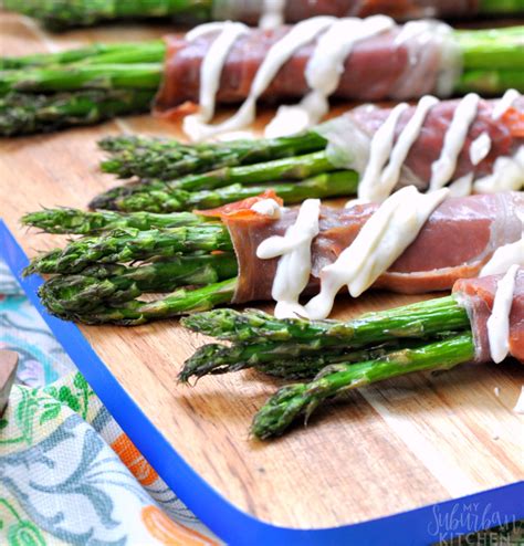 Prosciutto Wrapped Asparagus - My Suburban Kitchen