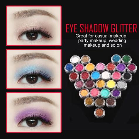 30 Colors Eye Shadow Powder pigment Colorful Makeup Mineral Eyeshadow ...