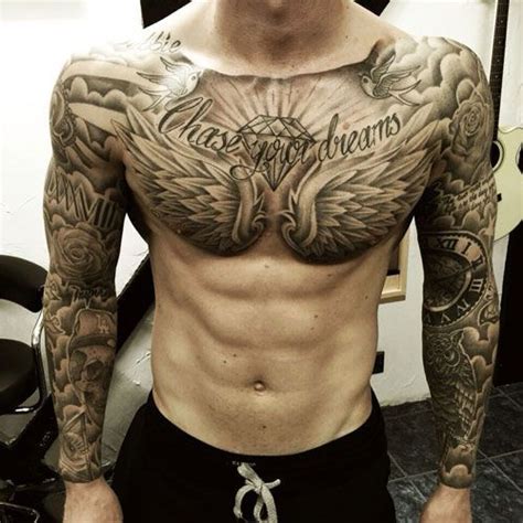 [Get 35+] Chest Piece Tattoos Ideas Family First Chest Tattoos For Men