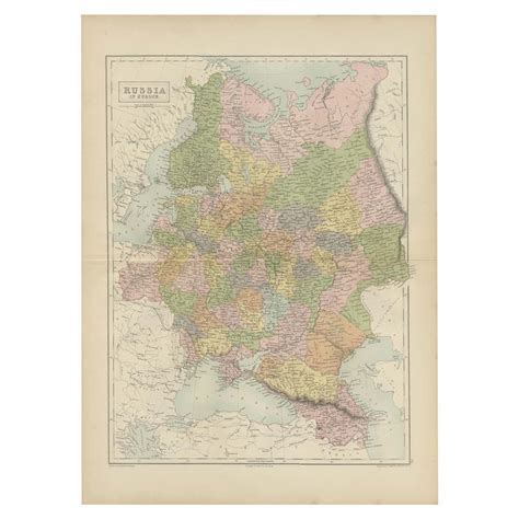 Antique Railway Folding Map of Central Europe by Müller, 1870 For Sale at 1stDibs