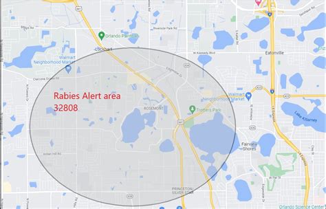 HEALTH OFFICIALS ISSUE RABIES ALERT (32808 ZIP Code area) | Florida ...