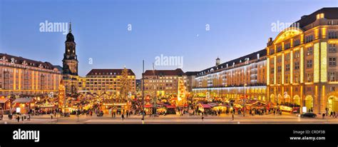 Striezelmarkt Christmas market in Dresden, Saxony, Germany, Europe Stock Photo - Alamy