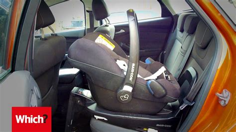 How to fit an isofix baby car seat in 60 seconds - YouTube