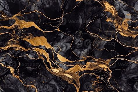 Luxury black and gold marble seamless texture background for creating ...