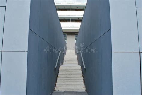 Modern concrete stairs stock photo. Image of light, lines - 104092146