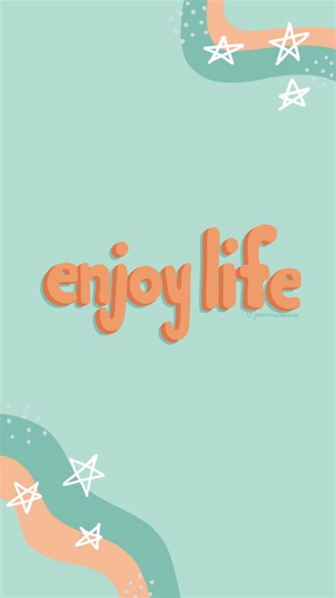 Enjoy Life Wallpaper | Happy wallpaper, Bright wallpaper, Aesthetic wallpapers