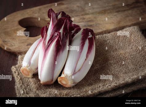 Fresh red endive for an healthy nutrition Stock Photo - Alamy