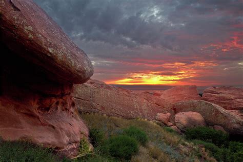 Red Rocks Sunrise Photograph by Michael Levine-clark