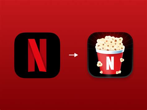 Netflix - App icon redesign concept #8 by Eddy on Dribbble