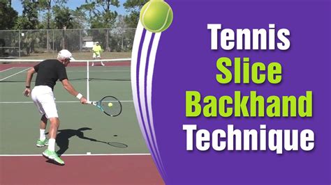 Tennis Forehand Slice Technique - How To Slice In Tennis - YouTube