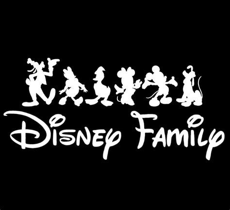 Disney Family Decal Disney Bumper Sticker Family Car Decal - Etsy