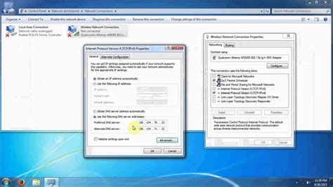 How To Change Network Adapter Settings In Windows 7 - Adapter View