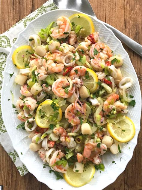 Italian Seafood Salad | Recipe | Seafood salad, Fish salad, Cooking