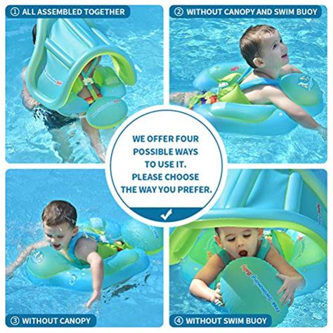 Free Swimming Baby Pool Float with Removable Canopy | Baby Floaties