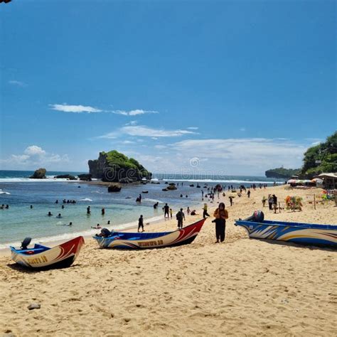 One of the Beaches in Indonesia Editorial Stock Photo - Image of ...