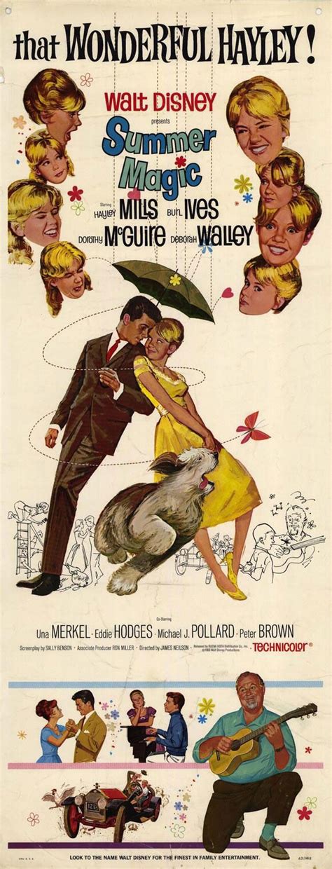 Summer Magic (1963) starring Hayley Mills, Burl Ives, Dorothy McGuire ...