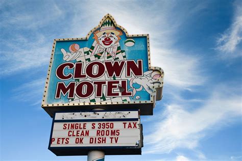 Clown motel next to a cemetery is a traveler’s worst nightmare | Clown, Cemetery, Paul walker photos