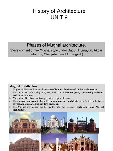 ARC226 History of Architecture 9 PDF | PDF | Mughal Empire | Religious ...