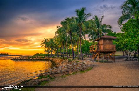 Dubois Park Sunrise at Kiddy Pool Jupiter Inlet Park