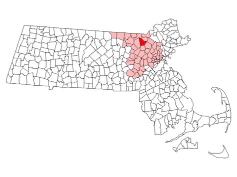 Chelmsford, MA - Geographic Facts & Maps - MapSof.net