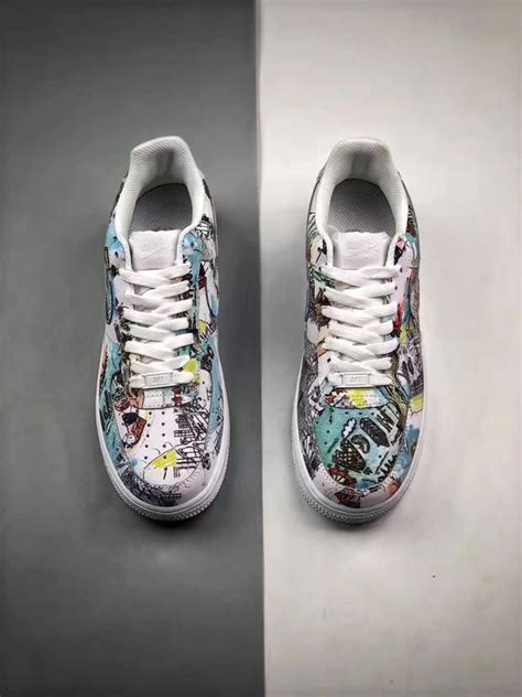 Nike Air Force 1 'Graffiti' Wings Custom AF1 Low Shoes A-A85451 ...