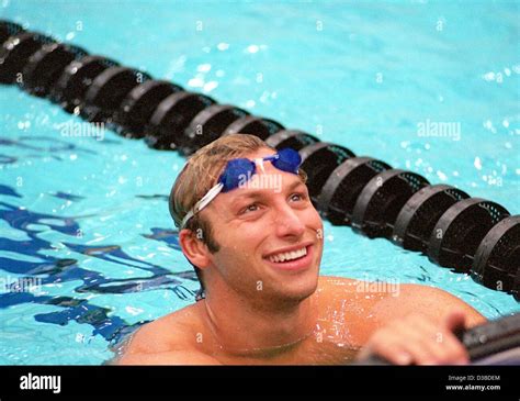 (dpa) - Australian swimmer Ian Thorpe, threefold free style Olympic champion, pictured at a ...