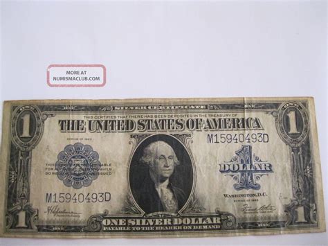 1923 One Dollar ($1) - Large Silver Certificate