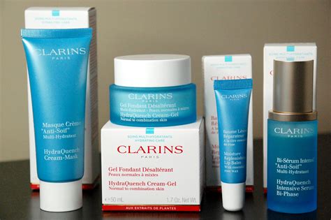 Clarins HydraQuench skin care collection review | Swatch and Review