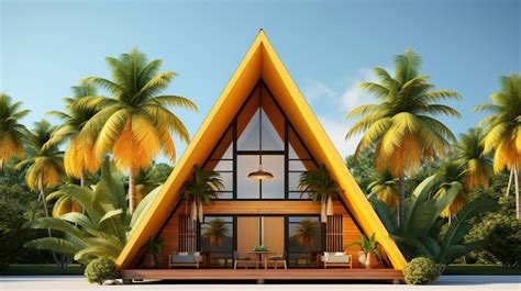 Premium AI Image | sleek triangular exteriors modern home design modern house exterior
