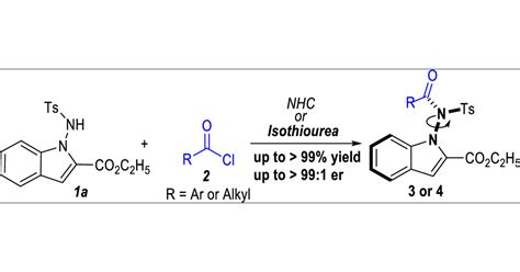 Catalytic N-Acylation for Access to N–N Atropisomeric N-Aminoindoles: Choice of Acylation ...