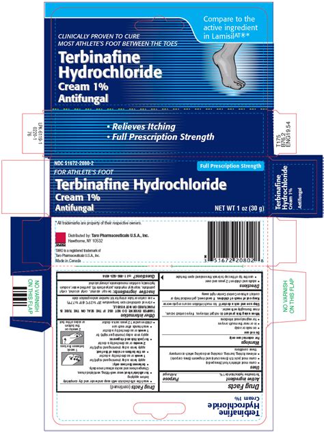 Terbinafine Hydrochloride Information, Side Effects, Warnings and Recalls