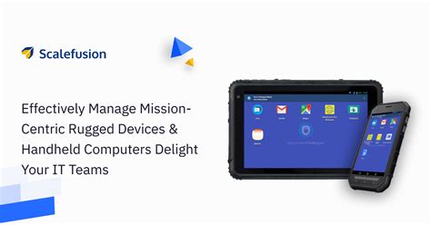 Rugged Device Management Solution | Manage Rugged Devices - Scalefusion