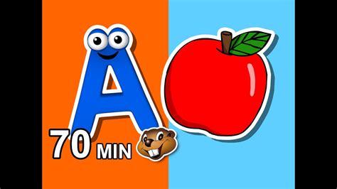 "Alphabet Phonics Songs" & More | Busy Beavers 70 Min Kids Compilation, Baby Learning ...