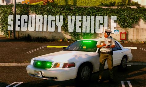 Security Crown Victoria (green lights) - GTA5-Mods.com