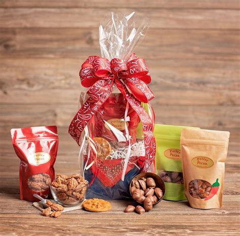 Fresh Candied Pecan Gift Baskets | Pecan Gift Baskets Schulenburg ...