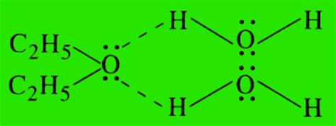 How do you account for the miscibility of ethoxyethane with water