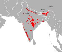 White Tiger Habitat Map