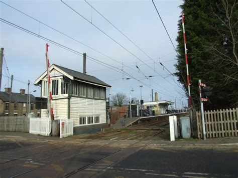 Signal box at Downham Market railway... © Martin Pearman :: Geograph Britain and Ireland