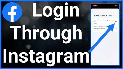 How To Login To Facebook From Instagram - YouTube