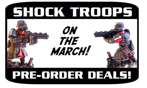 The Back 40K: SciFi Shock Troops on pre-order from Wargames Factory