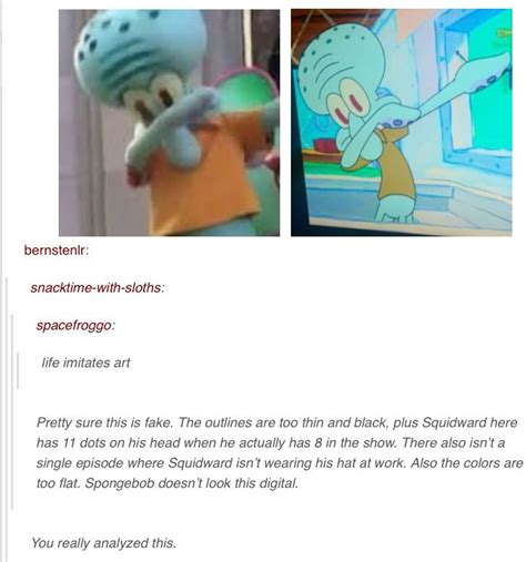 Analyzing the Squidward dab meme : tumblr