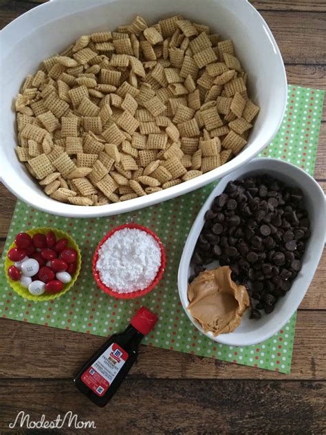 Puppy Chow Ingredients - The Modest Mom